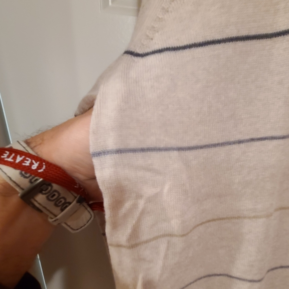 Banana Republic merino wool striped crewneck sweater xl - Picture 5 of 6